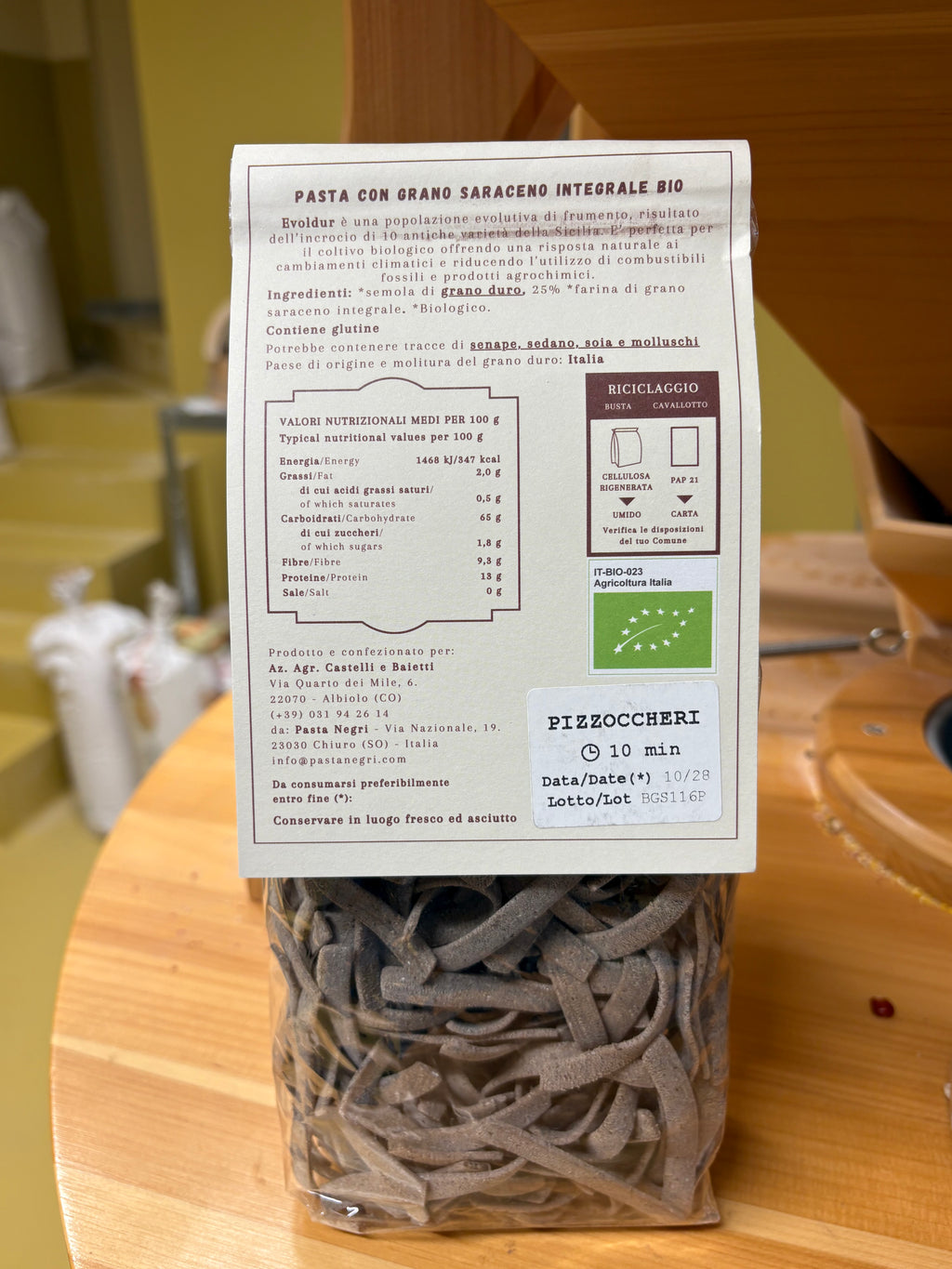 Pizzocheri artigianali